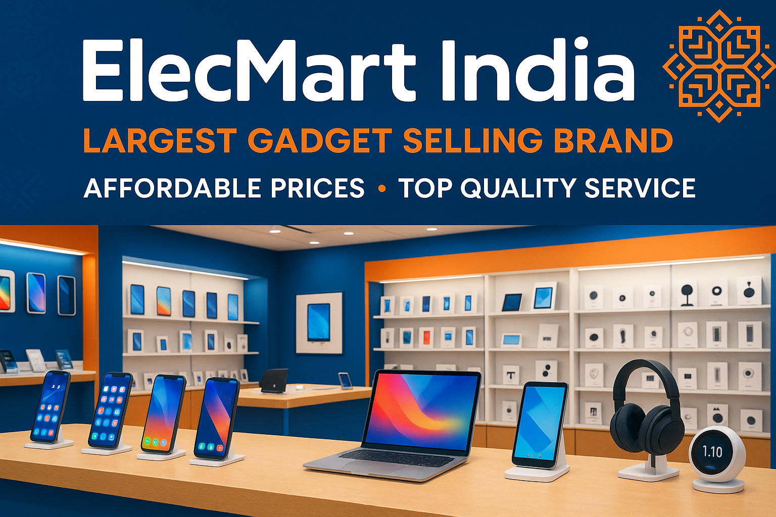 ElecMart India largest gadget selling brand affordable price top quality service