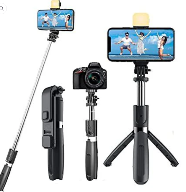 Extendable Selfie Stick with Wireless Remote for Photos and Videos