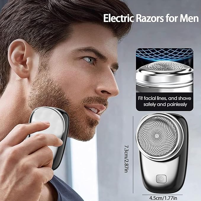 Compact Foil Electric Shaver for Travel and Office Use